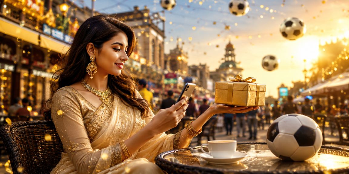 কুমিল্লায় শাড়ি পরিহিত মডেল 17777 - এ ফুটবল বেটিং উপভোগ করছেন